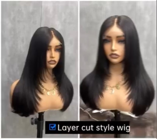 Layered Closure Wigs